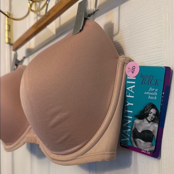 NWT Vanity Fair Women's Beauty Back Full Figure Beige Bra - Picture 3 of 8